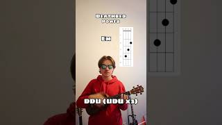 Deathbed  Powfu Ukulele Tutorial shorts [upl. by Ventre]