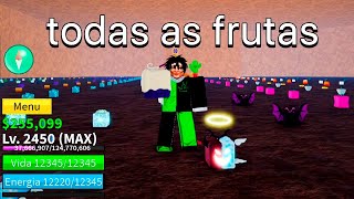 Eu girei 1000 Frutas no Blox Fruits [upl. by Buiron]