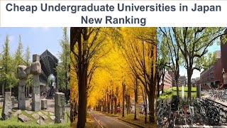 CHEAP UNDERGRADUATE UNIVERSITIES IN JAPAN NEW RANKING [upl. by Ulrike]