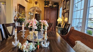 Spring and Easter Decorating in My Family amp Dining Room [upl. by Eleph]