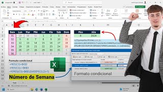 Cómo Crear un Calendario Mensual en Excel con Números de Semana [upl. by Gensmer]