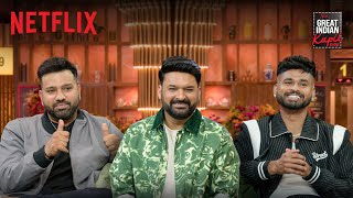 When Cricket Meets Comedy  Rohit Sharma Shreyas Iyer  The Great Indian Kapil Show  Netflix [upl. by Aydan]