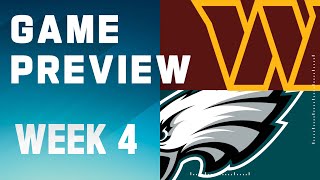 Washington Commanders vs Philadelphia Eagles  2023 Week 4 Game Preview [upl. by Ydaf]