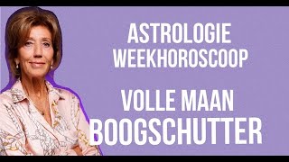 ASTROLOGIE WEEKHOROSCOOP 18 TOT 25 MEI 2024 OP 23 MEI 2024 STAAT DE VOLLE MAAN IN BOOGSCHUTTER [upl. by Nylhtak374]