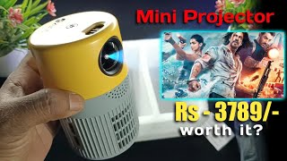 Zync S3 mini Projector Review  Is It Worth  TechUnboxing007 TechBurner [upl. by Aifos916]