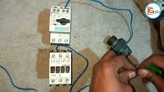 Overload Relay Control Wiring in MPCB Starter  Electric Guru [upl. by Korry]