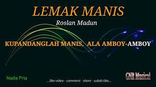 Lemak Manis Ruslan Madun Karaoke [upl. by Harrie842]