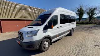 Ford Transit 17 Seat Euro 6 Walkaround 2018 [upl. by Ahsiniuq]