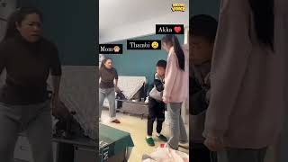 Brother amp Sister Fight Support My Mom🤣🤣 tamil motivation vijaytelevision trending ytshorts [upl. by Gwennie]