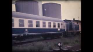 2151988 im Bahnhof Jülich 2 lange quotAtomiadequotSonderzüge an die Mosel nach KobernGondorf [upl. by Trinatte]