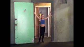 Maddie Ziegler rehearsing for the Chandelier Music Video [upl. by Gustav78]