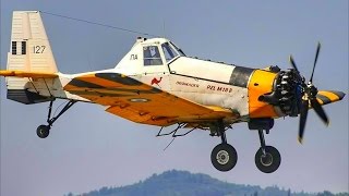 PZL M18 Dromader  Water Drops amp Landings  Corfu Intl Airport  Plane Spotting [upl. by Bakki]