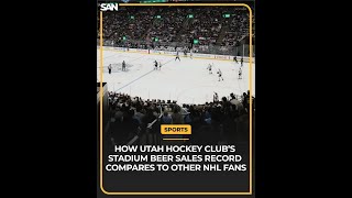 How Utah Hockey Club’s stadium beer sales record compares to other NHL fans [upl. by Liman]