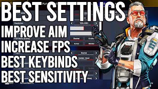 BEST APEX LEGENDS SETTINGS SEASON 17 FULL GUIDE IN DEPTH [upl. by Ardnosak]