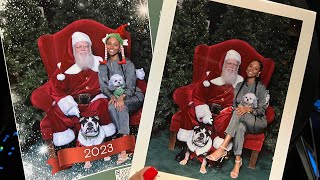 We took pictures with Santa amp I did last minute Xmas shopping to surprise the kids in ATL [upl. by Elagiba]