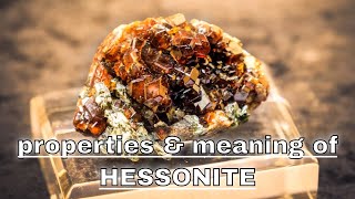 Hessonite Meaning Benefits and Spiritual Properties [upl. by Lafleur]