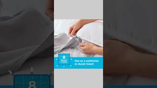 Best White Down Alternative Comforter  Product Review Camp [upl. by Cristoforo]