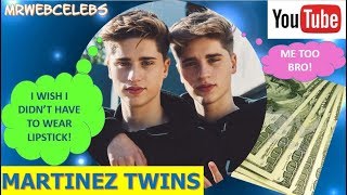 How much does MARTINEZ TWINS make on YouTube 2017 [upl. by Rexford]