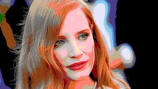 Animated Jessica Chastain Incredible Time Lapse [upl. by Male]