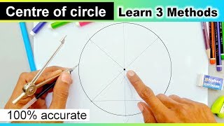 how to find the centre of a circle [upl. by Anair]