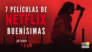 ¿No sabes qué ver 7 Buenas Películas Atrapantes en NETFLIX  Fotograma 24 con David Arce [upl. by Aioj]