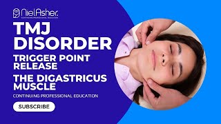 Trigger Point Release for Jaw Pain and TMJ  Digastricus Muscle [upl. by Anar443]