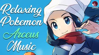 Relaxing Pokemon Legends Arceus Music [upl. by Elleinnad753]