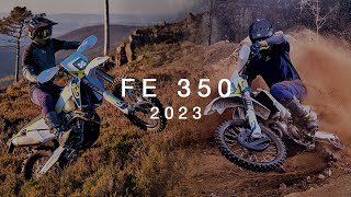 2023 FE 350 enhanced with WP XPLOR PRO Suspension  Husqvarna Motorcycles [upl. by Dnaltroc]