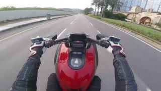 ducati diavel wheelie Leon [upl. by Anaujik]