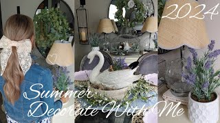 🌱NEW🌱 2024 SUMMER DECORATE WITH MEDECORATE WITH ME FOR SPRING🌱 FARMHOUSE COTTAGE DECOR🌱 [upl. by Ferneau122]