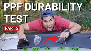 Which PPF Brand Should You Get for Your Tesla Durability Test Part 2  TESBROS [upl. by Dorine]