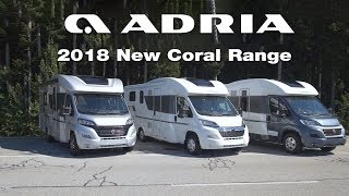 2018 Adria Coral Range Product video [upl. by Mohammed406]