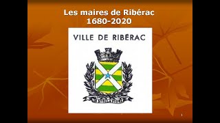 histoire des maires de ribérac complète [upl. by Sanbo144]