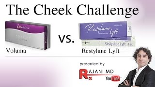 The Cheek ChallengeDr Rajani Lyft Vs Voluma [upl. by Alarise40]