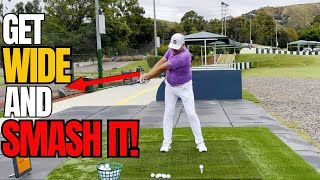 Get Your Golf Swing WIDE and SMASH IT [upl. by Chilson]