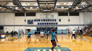 Kealakehe vs Honokaa Girls volleyball varsity set 2 09042024 [upl. by Yeleek]