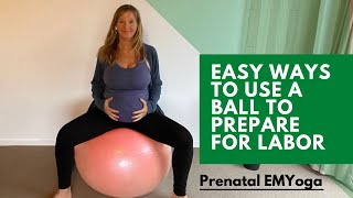 Pregnancy Ball Exercises [upl. by Kaye]