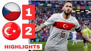 Turkey vs Czechia HIGHLIGHTS amp ALL GOALS 21  EURO 2024  Calhanoglu amp Tosun Goal vs Czech [upl. by Apollo]