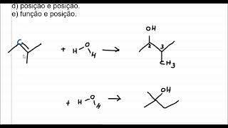 Reação de adição de água Hidratação e isomeria [upl. by Aliza]