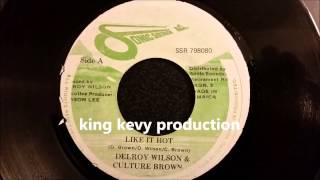 Delroy Wilson and Culture Brown  Some Like It Hot  Sonic Sounds 7 [upl. by Negeam421]