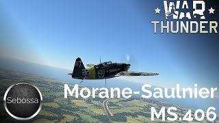 War Thunder  MoraneSaulnier MS406  Gameplay und Geschichte  deutsch [upl. by Airehc]