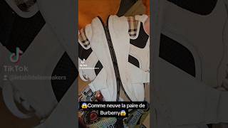 Avant ➡️ Après sur cette paire de Burberry nettoyage avantetapres sneakers burberry rouen [upl. by Sidonia]