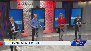 The candidates provide their closing statements on why they should be the next governor of Indiana [upl. by Eduardo636]