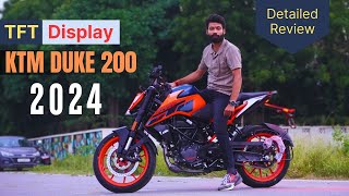 2024 KTM DUKE 200  Detailed Review and Ride Experience ⚡ [upl. by Ahsieym701]