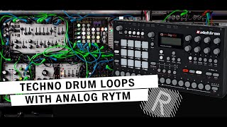 Techno Drum Loops with Analog Rytm by Momec Music  riemannkollektioncom [upl. by Stagg198]