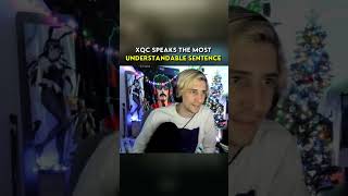 xQc Speaks Fluent Gibberish shorts [upl. by Nylodnewg]