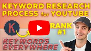 YouTube Keyword Research with Keywords Everywhere Youtube SEO Process for Youtube Tags [upl. by Adanama]