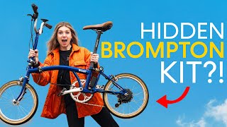 This new Brompton Ebike Conversion kit is TINY [upl. by Knorring994]