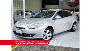 Renault Fluence Dynamique 20 GNV Automático 2013 [upl. by Kotto]