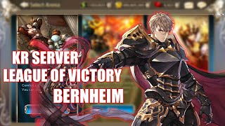 Kings Raid LOV  Korea serverキングスレイド  韓国サーバービクトリーリーグ Bernheimベルンヘイム [upl. by Eelrebma]